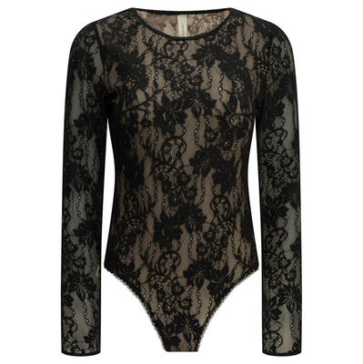 Zimmermann 兹默曼 女士 FW26 连体衣 ELASTANE 黑色锦纶蕾丝