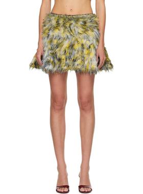 Diesel 女士 迷你裙 黄色 M-Astrella 短裙