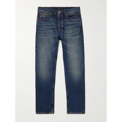 Nudie Jeans 男士 牛仔长裤 Steady Eddie II 修身直筒有机牛仔裤