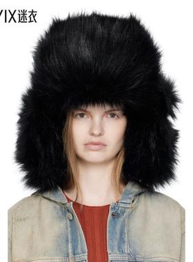 Ruslan Baginskiy 女款黑色飞行员帽 迷衣时尚