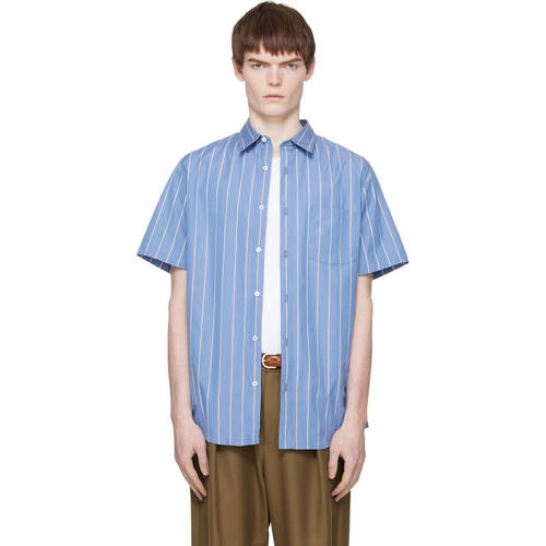 A.P.C. 男士 衬衫 蓝色 Bart