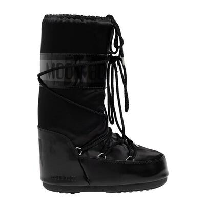 Moon Boot 女士秋冬新品 靴子 Icon Glance 緞面繫帶雪靴