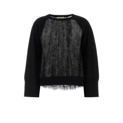 Blumarine 蓝色情人 女士 FW26 毛衣 黑色羊毛