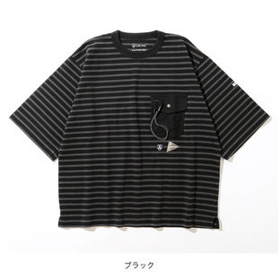 T恤 男士 条纹短袖 Wander And