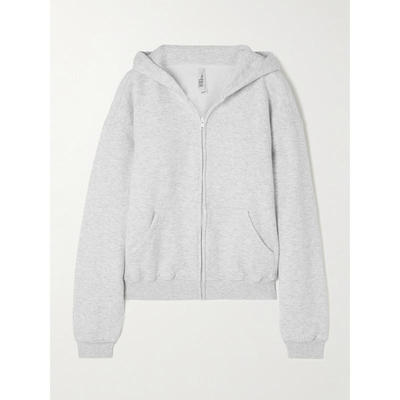 SKIMS 女士 CO 卫衣 经典款拉链浅混灰色连帽衫