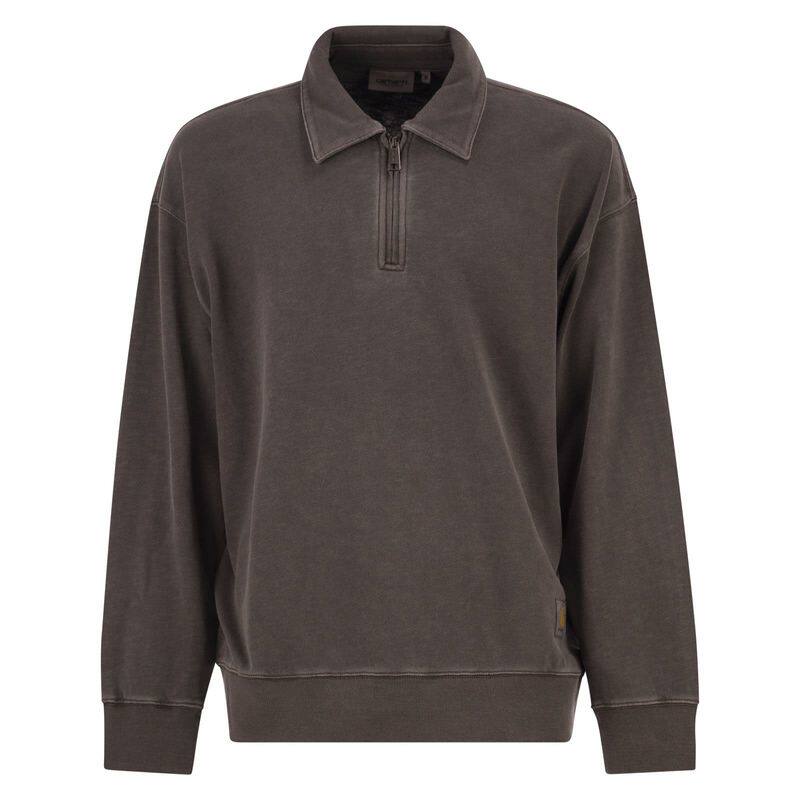 Carhartt 卡哈特 中性（成人） FW26 卫衣 褪色设计棉质半拉链