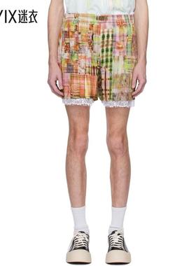 Collina Strada 男士多色 Plaid Odeon 短裤 迷衣时尚