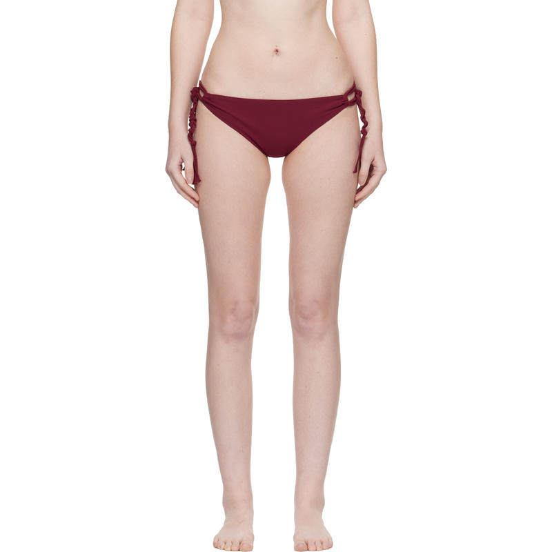 Jil Sander 女士 泳裤 红色 Tangle 比基尼泳裤