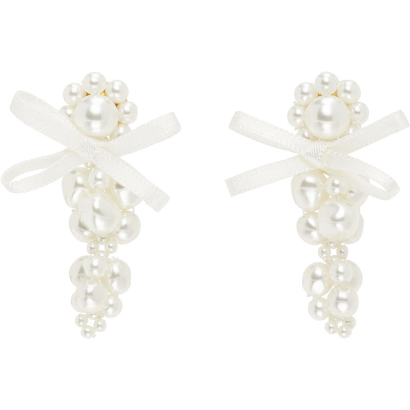 Simone Rocha 女士 耳环 Petite Bow Cluster 耳坠