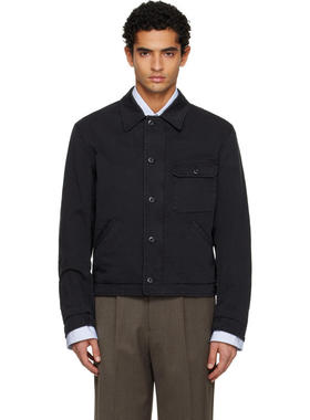TONYWACK 男士 夹克 黑色 Garment-Dyed Cotton Deck 牛仔夹克