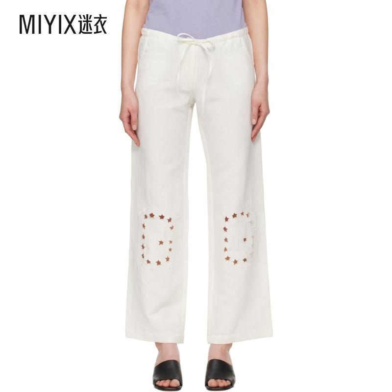 Gimaguas 女款白色 Gima 长裤 迷衣时尚