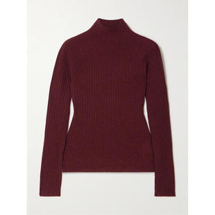 Ariana 毛衣 罗纹有机羊绒高领毛衣 女士 Arch4