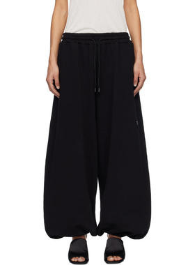 LỰU ĐẠN 女士 长裤 黑色 Baggy Bontans 长裤