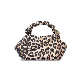 SS26 女士 手提包 GANNI 豹纹小号包包 Ganni BOU 甘尼