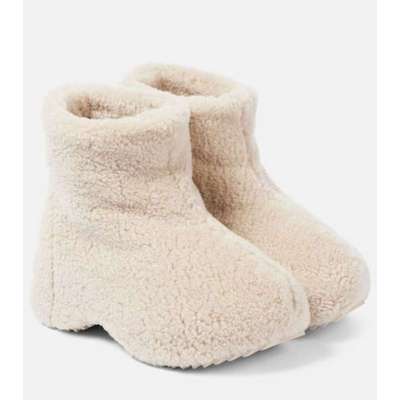 INUIKII 女士 短靴 卷曲毛羊皮短靴