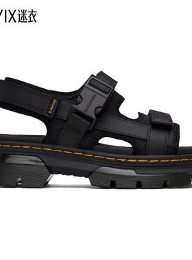 Dr. Martens马丁 女士黑色 Forster Poly Webbing 凉鞋 迷衣时尚