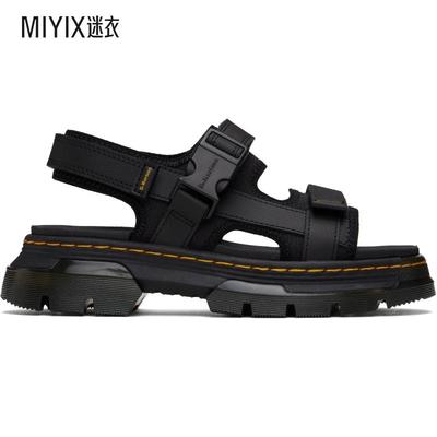 Dr. Martens马丁 女士黑色 Forster Poly Webbing 凉鞋 迷衣时尚