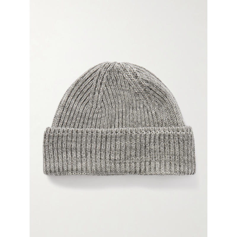 S.N.S. HERNING 男士 SS26 毛线帽 Fender 罗纹初剪羊毛小便帽