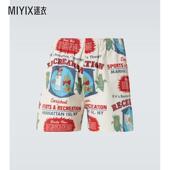 男款 Enrichment 棉质印花短裤 Bode 迷衣时尚