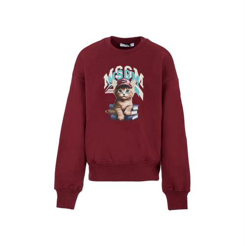 MSGM 女童 FW25 卫衣 带Logo毛线衫童装