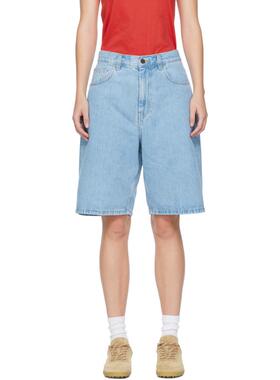 Carhartt WIP 卡哈特 女士 牛仔短裤 蓝色 Brandon