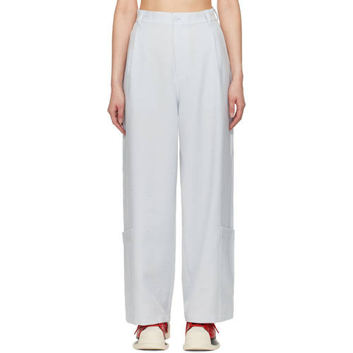 Y-3 女士 长裤 灰色 Sport Uniform Wide-Leg