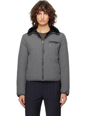 Paloma Wool 女士 羽绒服 灰色 Wombat 双面羽绒夹克