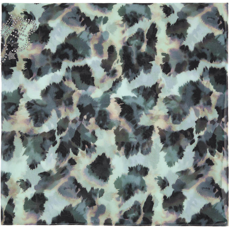 Collina Strada 女士 方巾 蓝色 Snow Leopard 方巾