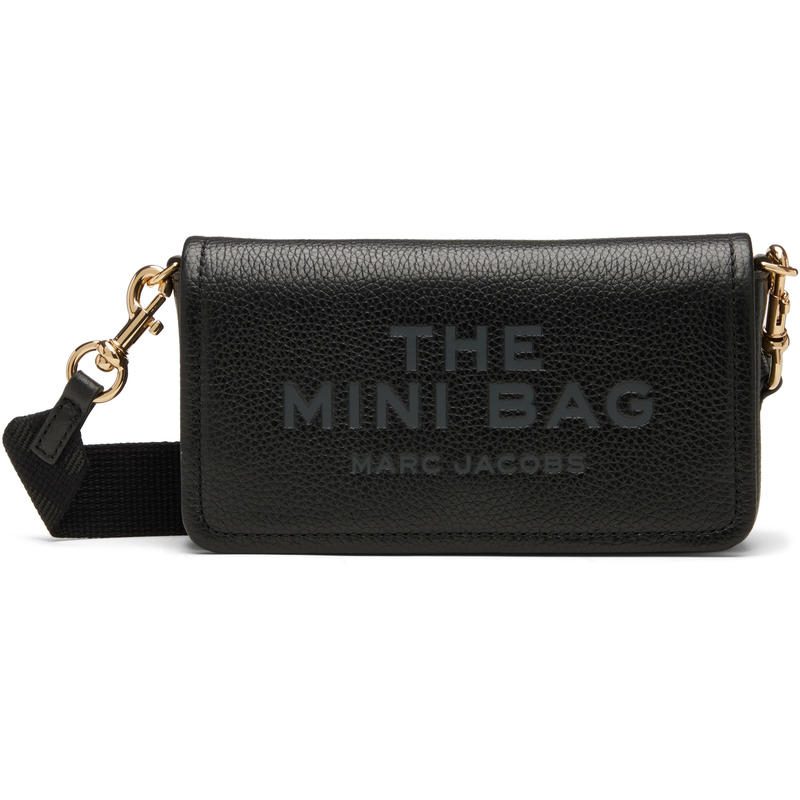 Marc Jacobs 女士 单肩包 黑色 The Leather Mini 单肩包