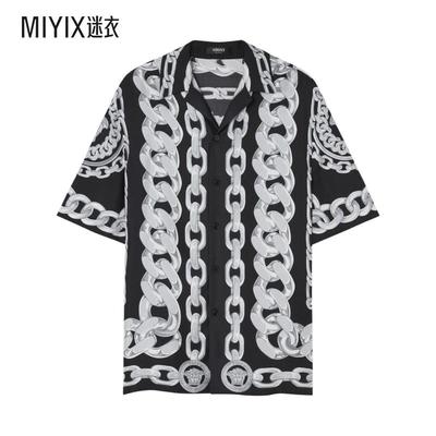 【春夏新品】Versace范思哲 男款短袖衬衫 迷衣时尚