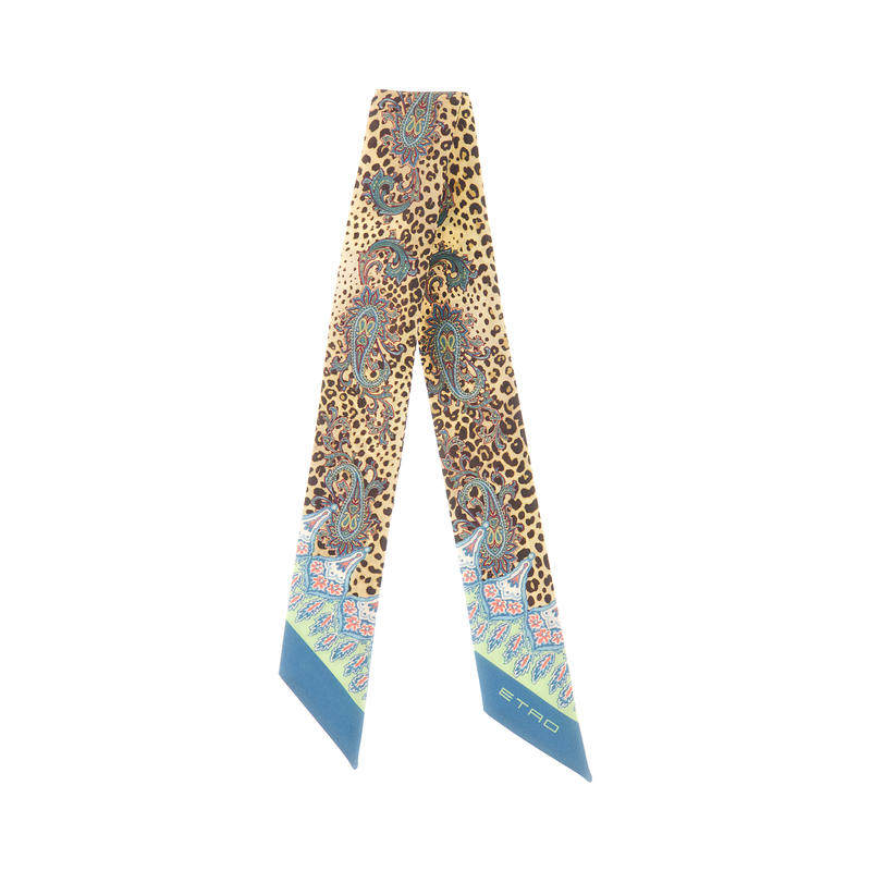 Etro 艾绰 女士 SS26 围巾 印花真丝薄软绸