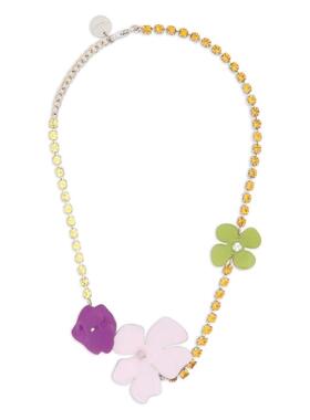 Marni 玛尼 女士 SS26 项链/吊坠 TWO-TONE BIJOUX 镀银莱茵石