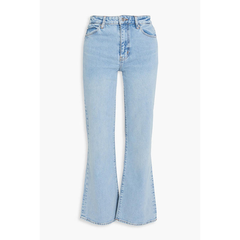 FRAME 女士 牛仔长裤 Pixie 箭号高腰小喇叭牛仔裤