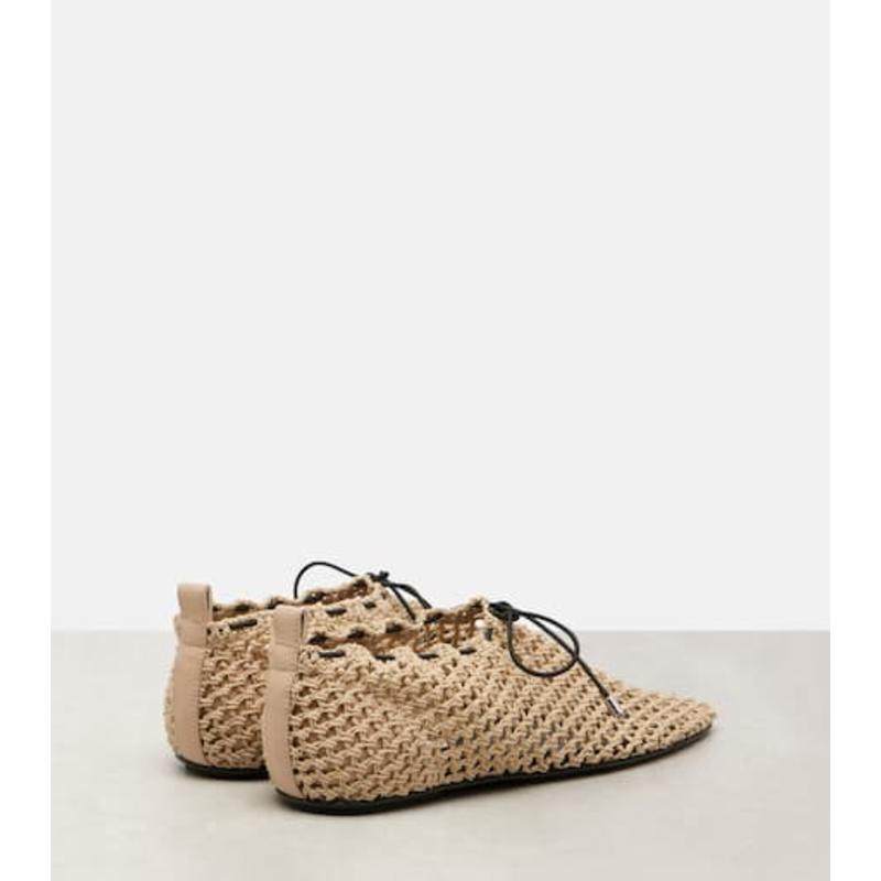 Totême 女士 芭蕾鞋 钩编平底鞋,女鞋,浅口单鞋,淘宝优惠券,粉丝福利购,淘宝优惠卷