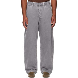 Lemaire 勒梅尔 男士 牛仔长裤 灰色 Maxi Workwear 牛仔裤