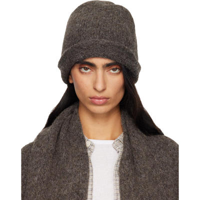 Lauren Manoogian 女士 毛线帽 灰色 Crown 毛线帽
