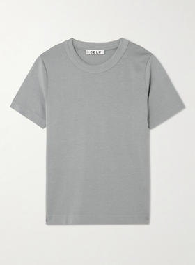 CDLP 女士 CO T恤 TENCEL™ 莱赛尔纤维棉混纺T恤