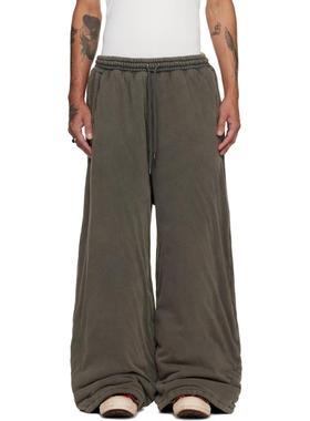 LỰU ĐẠN 男士 长裤 灰色 Wadded Bontans 长裤