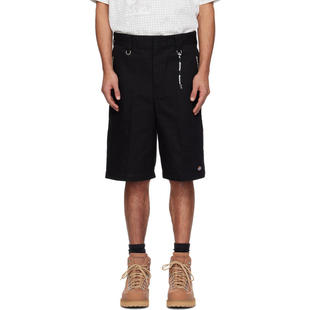 Mastermind Japan 男士 短裤 黑色 Dickies 联名 Duck 短裤