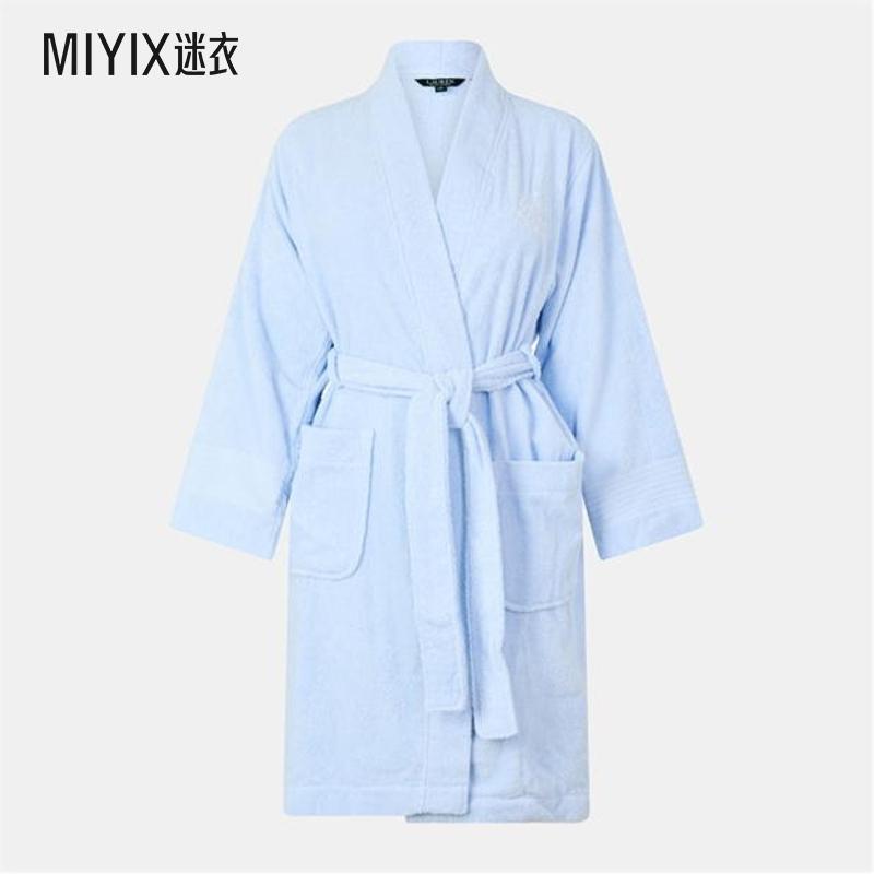 Lauren Ralph Lauren拉夫劳伦 女款LRL Toweling Ld99 睡袍 迷衣