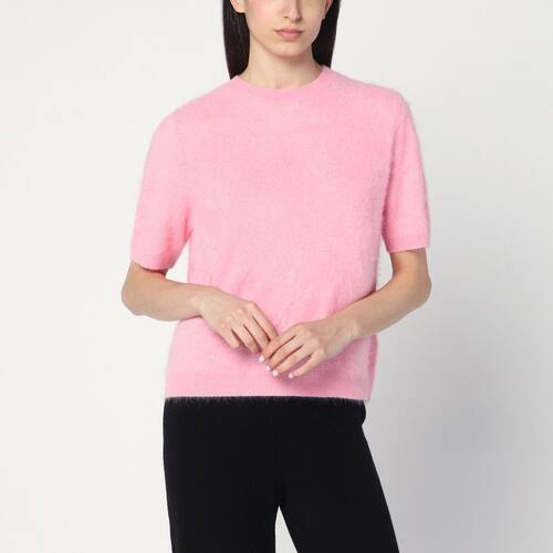 Soft Goat 女士 FW25 毛衣 粉色磨毛羊绒