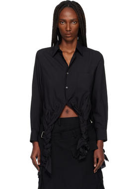 Comme des Garçons 女士 衬衫 黑色 Braided 衬衫