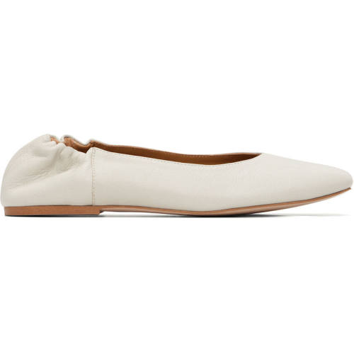 A.P.C. 女士 芭蕾鞋 白色 Smooth Leather