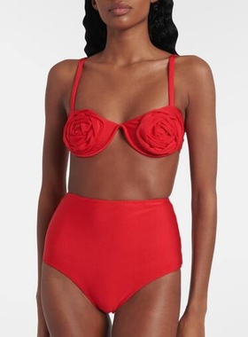 Adriana Degreas 女款花朵装饰比基尼 迷衣时尚