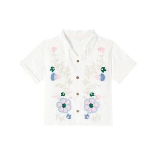 Louise Misha 女童 上衣 Alova 花朵棉质衬衫童装