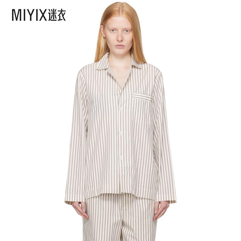 Tekla Fabrics 女款灰白色 & 棕色睡衣 迷衣时尚