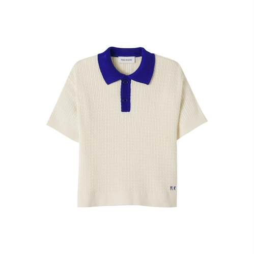 Mini Rodini 中性（儿童） POLO衫 粗线针织棉质童装