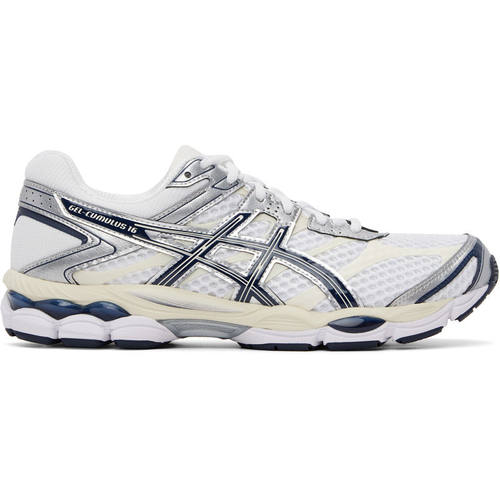 Asics 亚瑟士 男士 运动鞋 白色 Gel-Cumulus 16