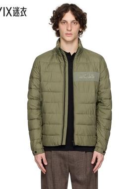 Boss雨果博斯 男款绿色 Water-Repellent Regular-Fit Logo 填充