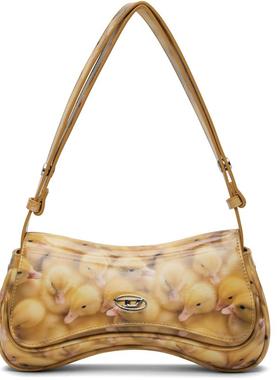 Diesel 女士 手拿包 黄色 Play 手拿包